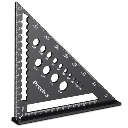 Speed Square with 14 Types of Drill Holes